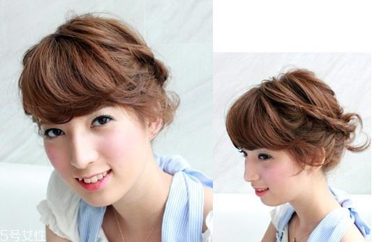 韩式女生短发扎法教程 百变发型扎法 韩式女生短发扎法教程 百变发型扎法