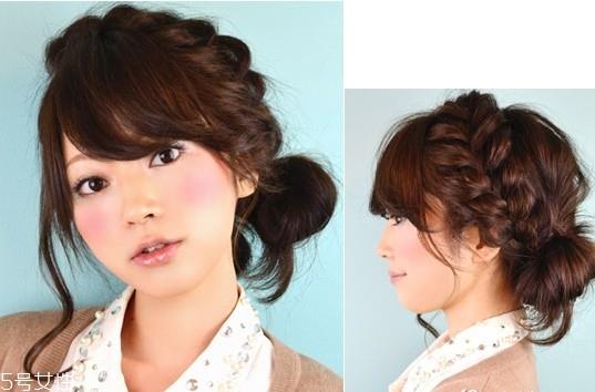 韩式女生短发扎法教程 百变发型扎法 韩式女生短发扎法教程 百变发型扎法