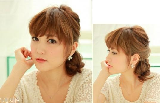 韩式女生短发扎法教程 百变发型扎法 韩式女生短发扎法教程 百变发型扎法