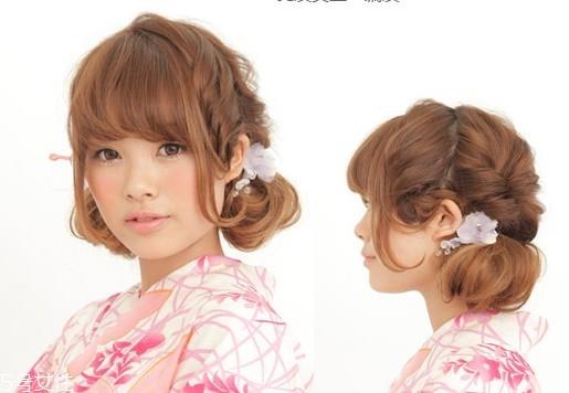 韩式女生短发扎法教程 百变发型扎法 韩式女生短发扎法教程 百变发型扎法