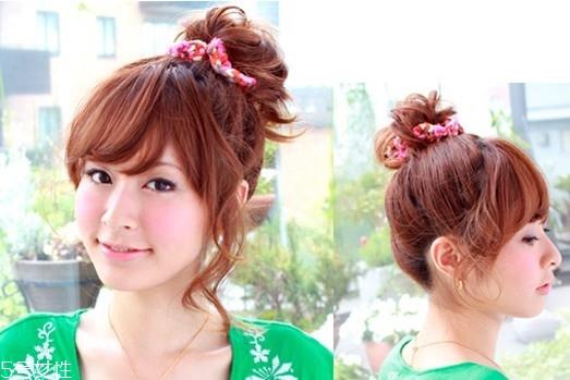 韩式女生短发扎法教程 百变发型扎法 韩式女生短发扎法教程 百变发型扎法