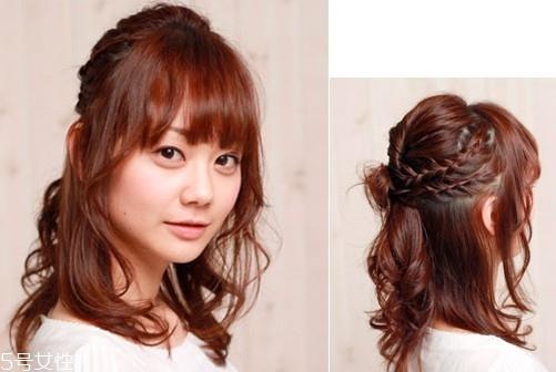 韩式女生短发扎法教程 百变发型扎法 韩式女生短发扎法教程 百变发型扎法