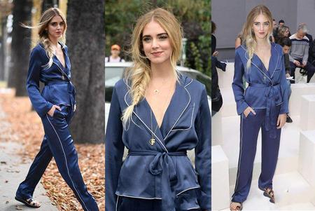 睡衣风街拍 睡衣风衬衫搭配