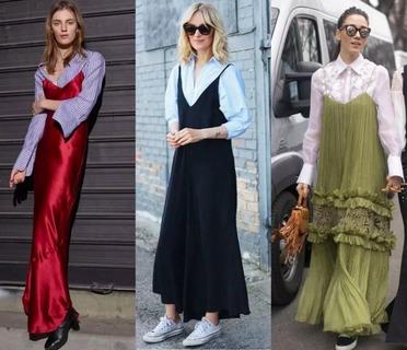 睡衣风街拍 睡衣风衬衫搭配