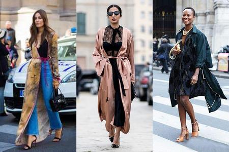 睡衣风街拍 睡衣风衬衫搭配