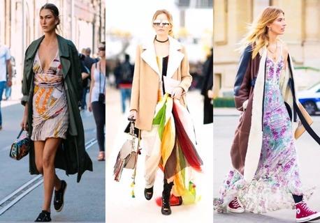 睡衣风街拍 睡衣风衬衫搭配