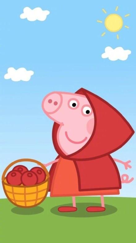 分享一组小猪佩奇高清壁纸,社会人专用