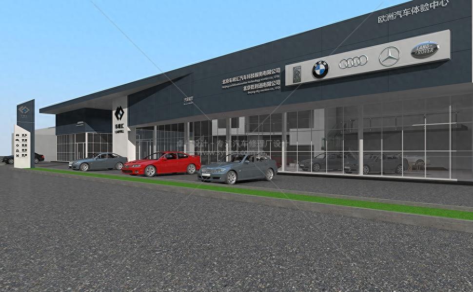 卓一设计最新汽车修理厂装修效果图，不看就亏了