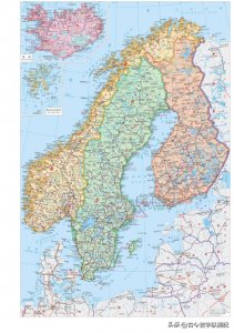 ​欧洲各国政区图