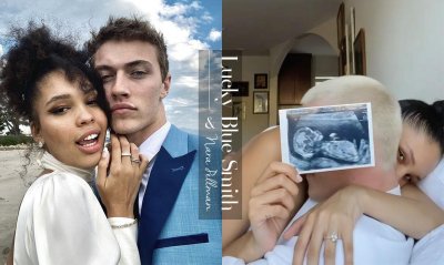 ​天使男模Lucky Blue Smith第二任妻子宣布怀孕「Boy or Girl？」