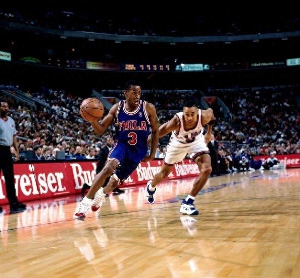 NBA史上最强突破球员艾弗森过人集锦！