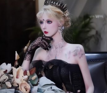 ​芭比迪丽拉素颜带男友直播！皮肤白嫩五官精致，吃黄瓜不敢张大嘴