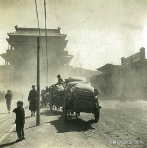 ​老照片：八十年前的北京朝阳门