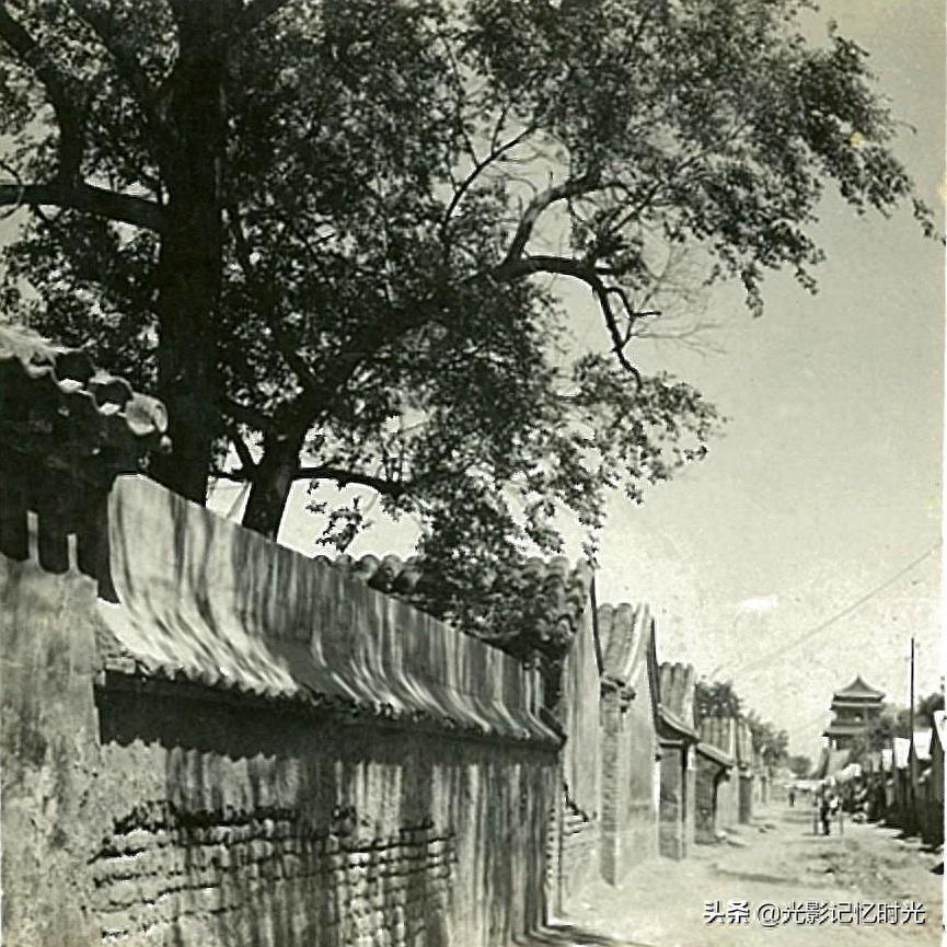 老照片：八十年前的北京朝阳门