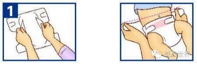 ​图例 -如何给宝宝正确使用纸尿裤