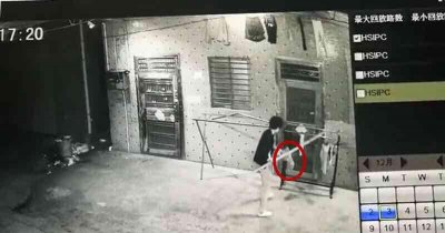 ​视频拍下东莞小偷深夜偷女性内衣过程，这个镇街的女生注意了！