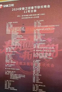 ​2024 年安徽卫视春晚主持阵容大换血！