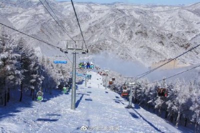 ​张家口雪后的崇礼滑雪场美爆了