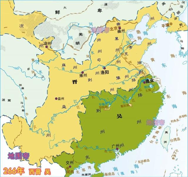 三国地图变迁图（一口气看完15幅地图）(13)