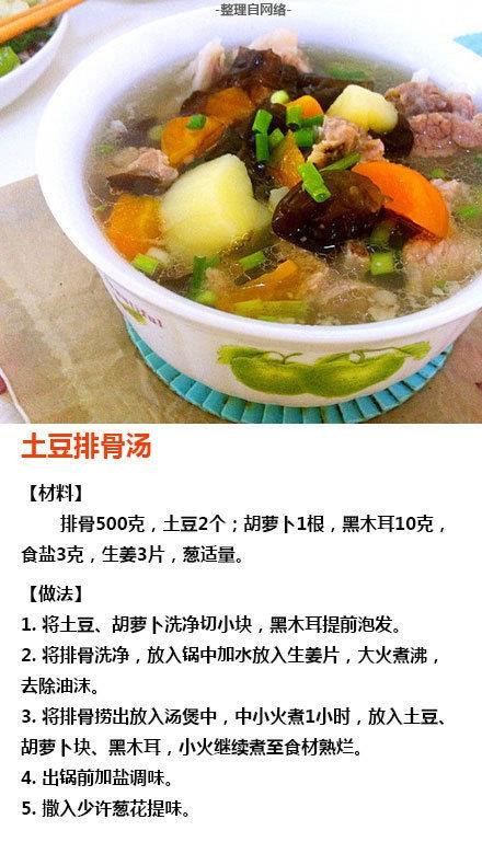 《九款排骨汤的做法》汤味鲜美，营养丰富，每天都有好汤喝