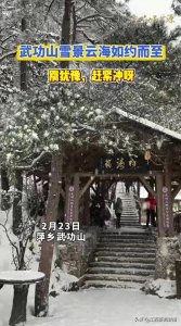 ​报！！！江西这些地方今天下雪啦