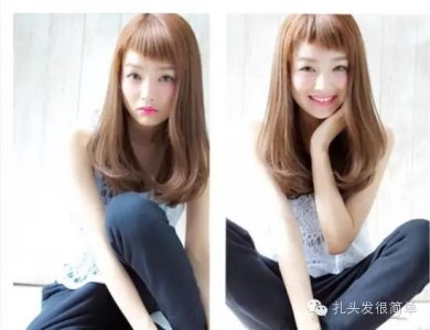 ​内扣中长直发 清新甜美气质直击男生心房