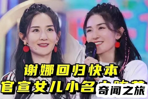 网传谢娜二胎产女于2025年1月1日官宣喜讯(小名叫小咘芽)(1)_