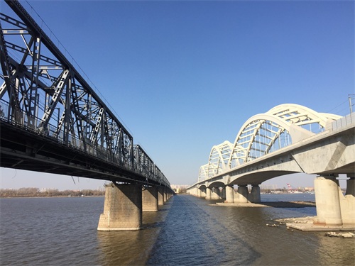 我的东北记忆,哈尔滨松花江中东铁路大桥