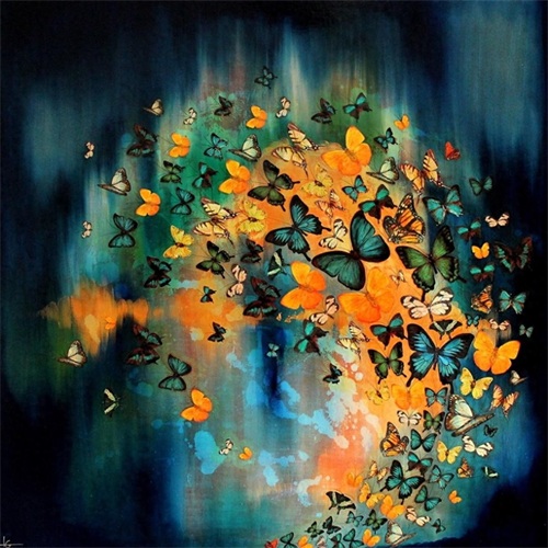 太美了，超好看的一组艺术画作，像色彩缤纷的童话世界