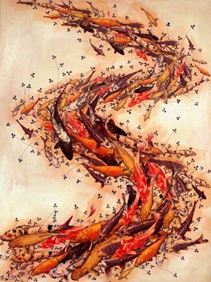 太美了，超好看的一组艺术画作，像色彩缤纷的童话世界