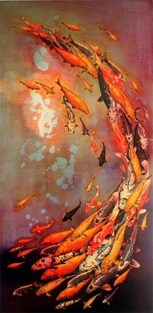 太美了，超好看的一组艺术画作，像色彩缤纷的童话世界