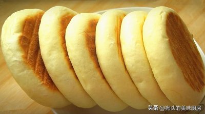 想吃这样的软面饼，教你在家做，不加一滴水，蓬松柔软，太简单了